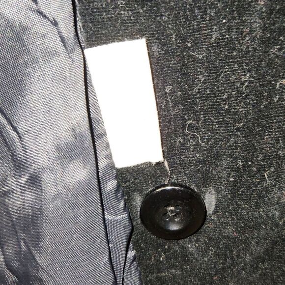 Bourne & Hollingsworth Black Velvet Blazer - Picture 8 of 10